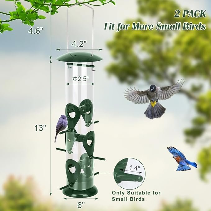 Metal Tube Bird Feeder - Image 2