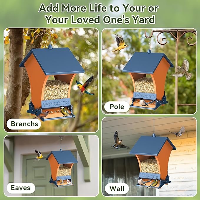 Squirrel Resistant Hanging Bird Feeder - Image 2