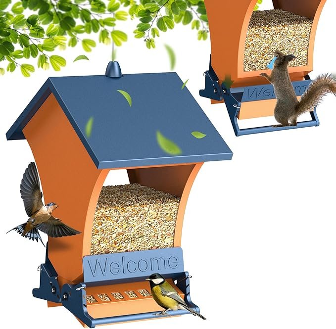 Squirrel Resistant Hanging Bird Feeder