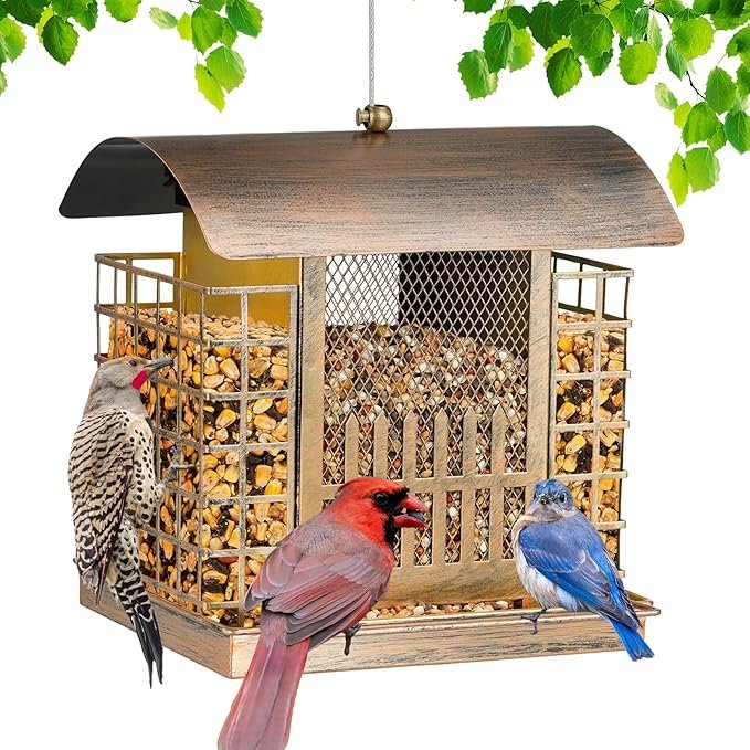 Metal Cage Suet Bird Feeder - Image 2